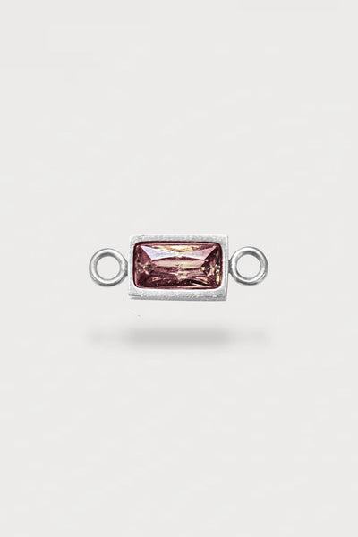 Baguette Charm | Farbe Silber
