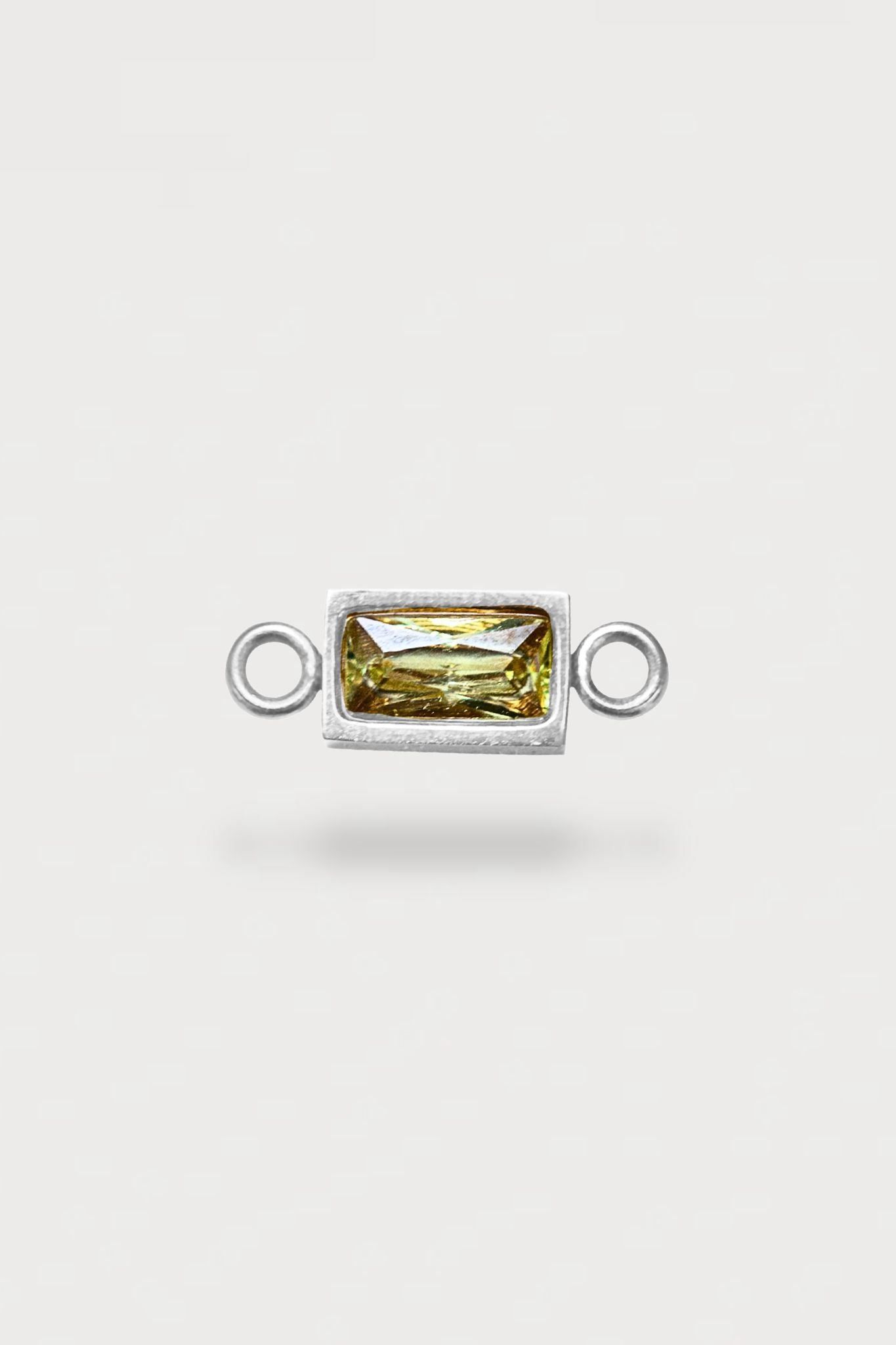 Baguette Charm | Farbe Silber