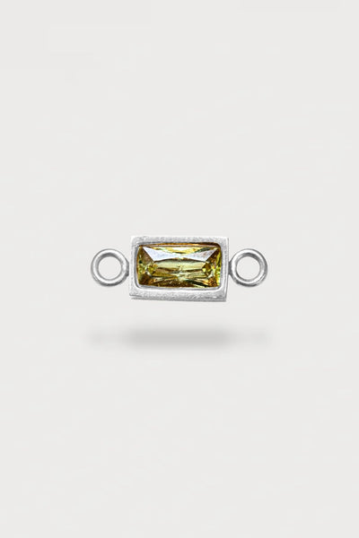 Baguette Charm | Farbe Silber