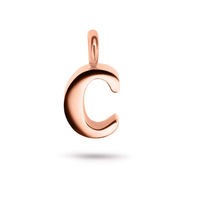 Letter Charm | Farbe Roségold