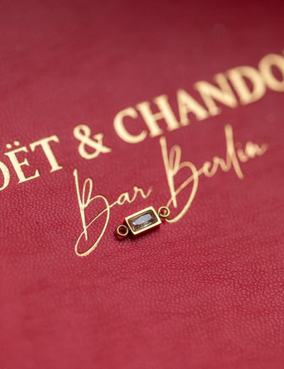 Baguette Charm | Farbe Gold