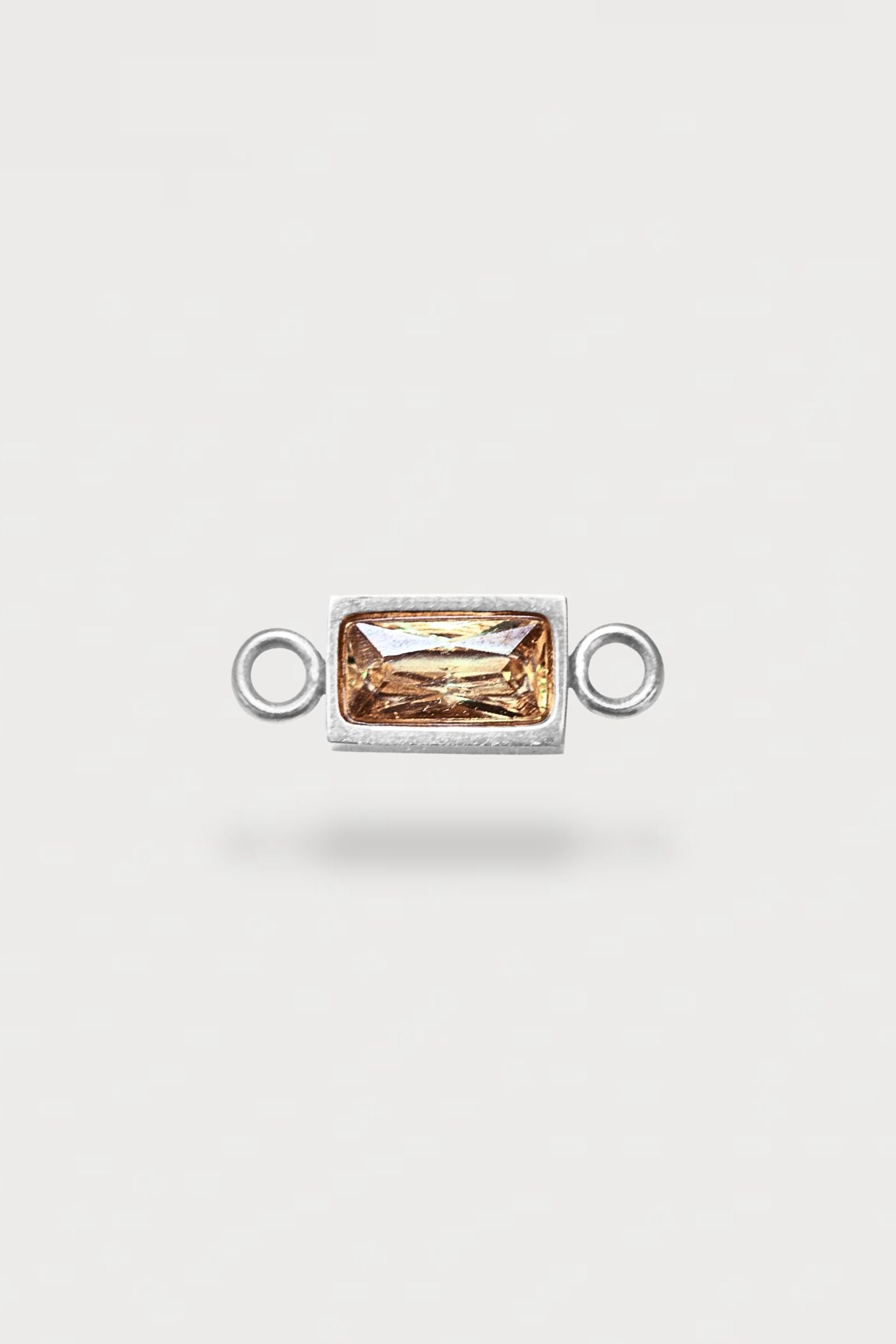 Baguette Charm | Farbe Silber