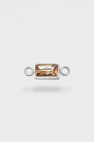Baguette Charm | Farbe Silber