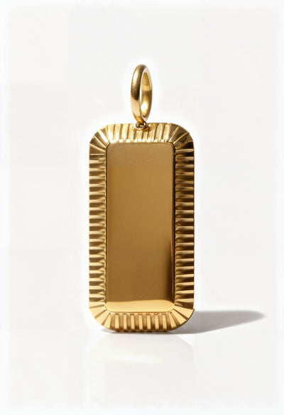 Lotus Charm mit Gravur