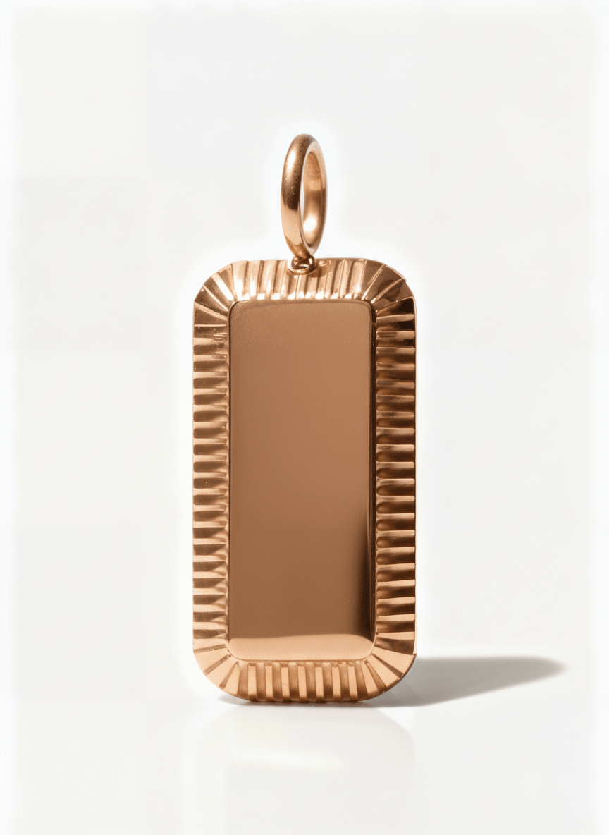 Lotus Charm mit Gravur