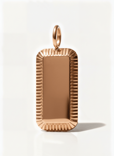 Lotus Charm mit Gravur