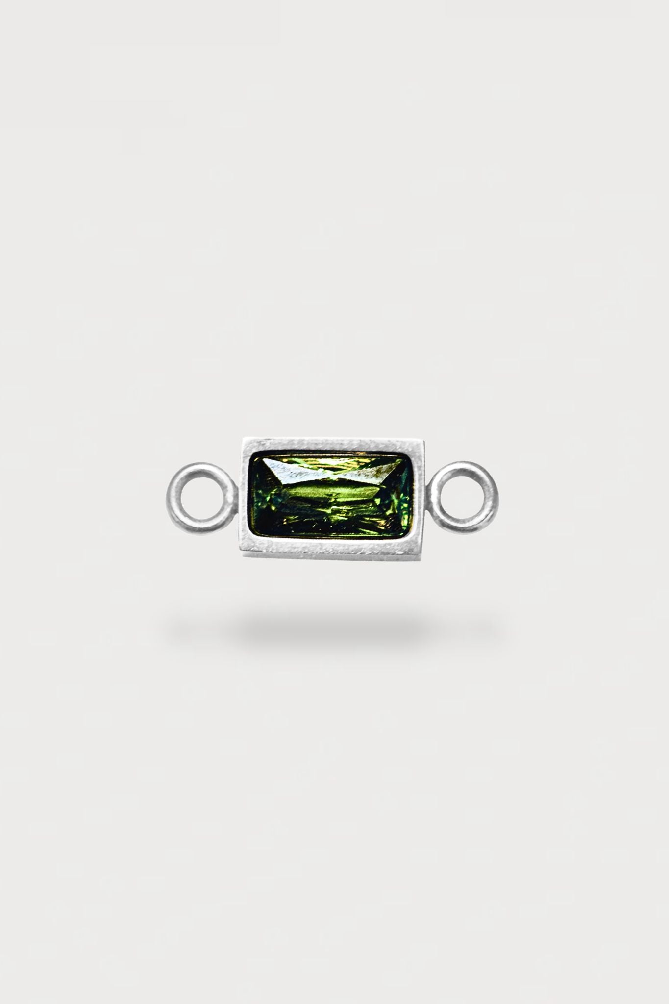Baguette Charm | Farbe Silber