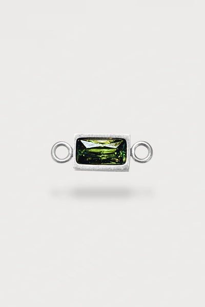 Baguette Charm | Farbe Silber
