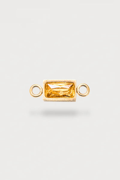 Baguette Charm | Farbe Gold