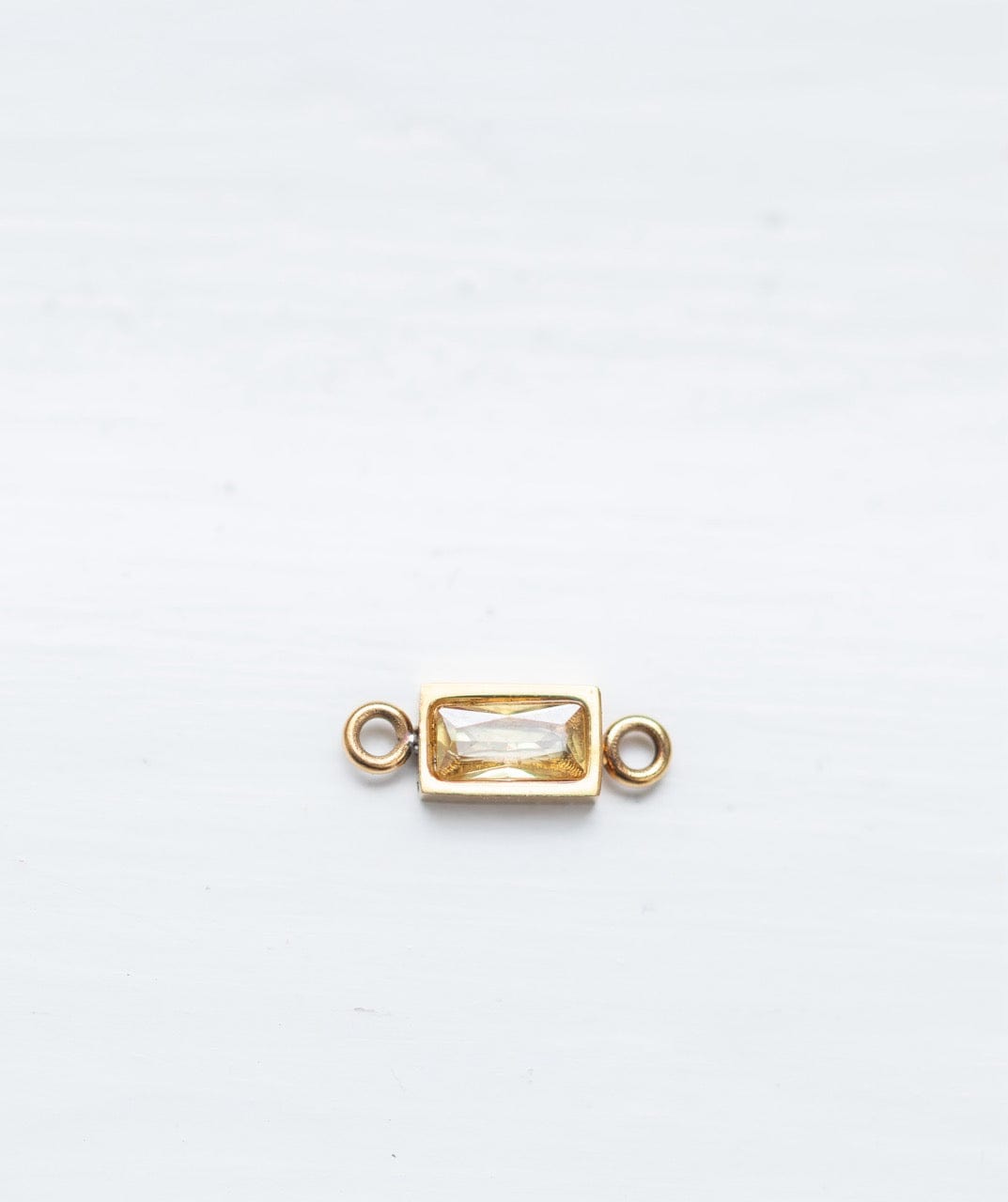 Baguette Charm | Farbe Gold