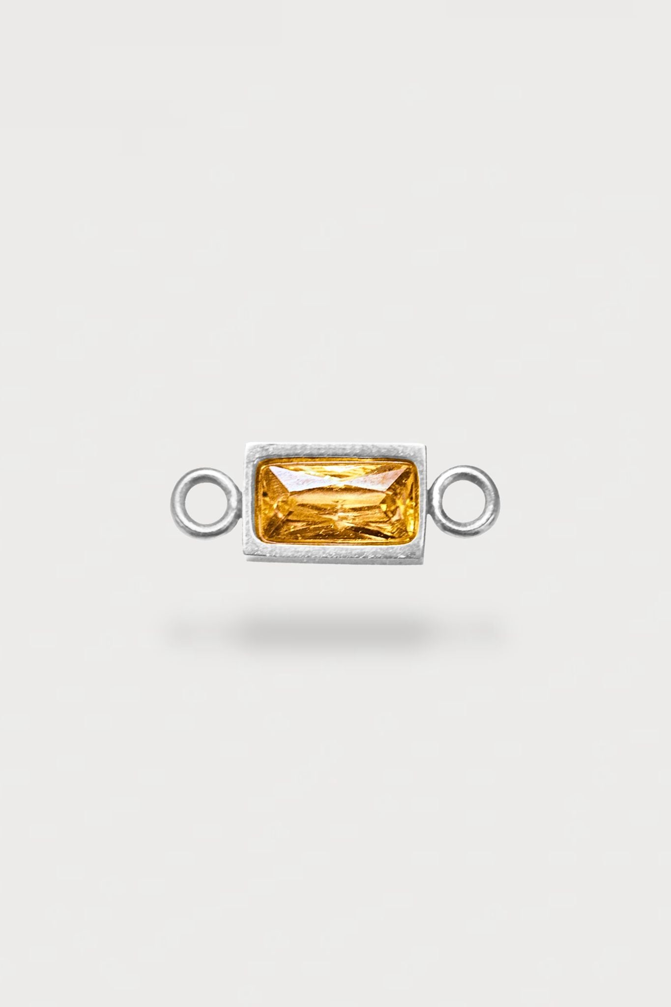 Baguette Charm | Farbe Silber