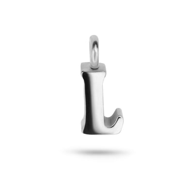 Letter Charm | Farbe Silber