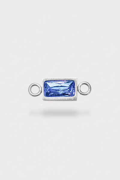 Baguette Charm | Farbe Silber