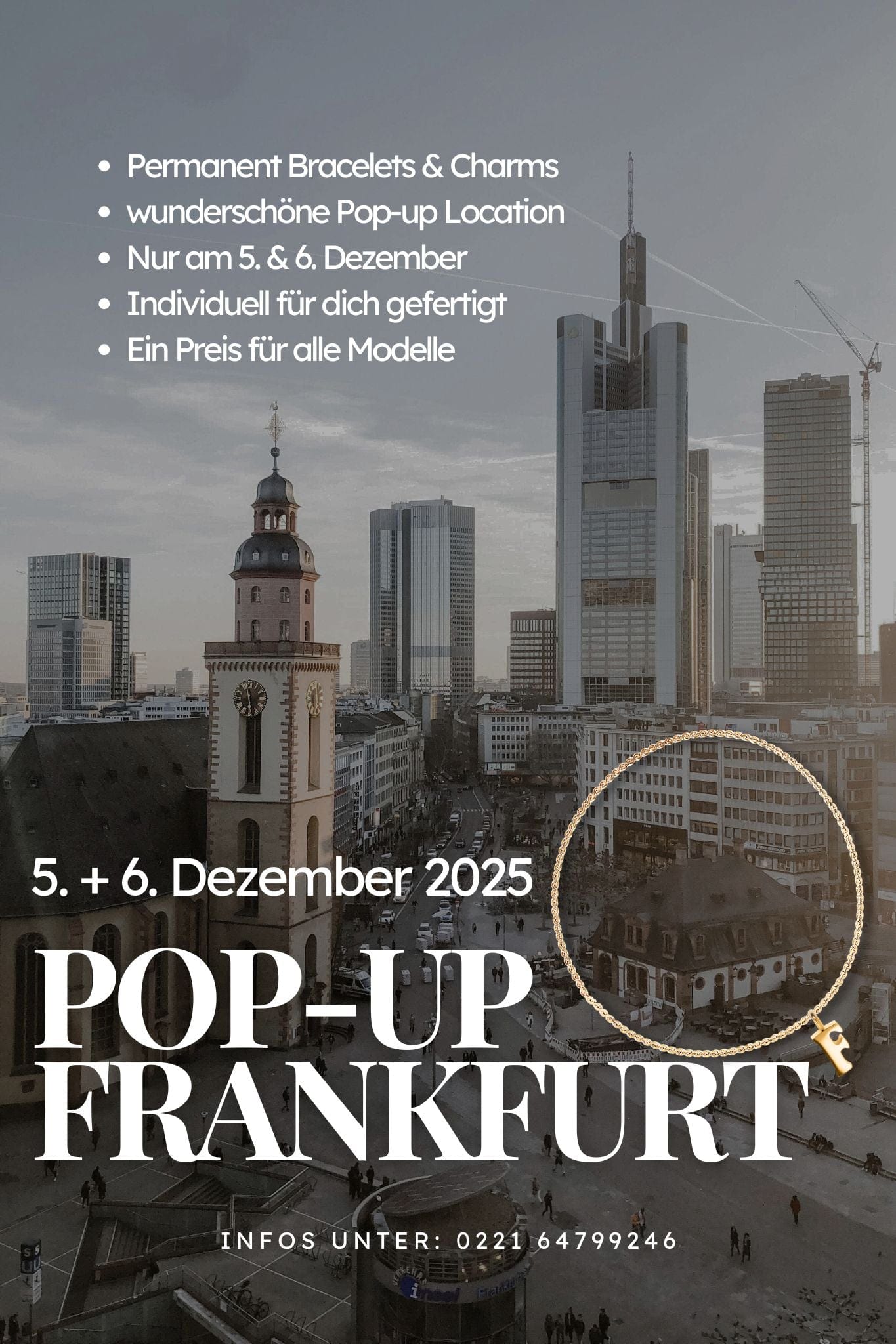 Pop-up Frankfurt am Main 5. - 6.12.25 | Permanent Bracelets & Charms