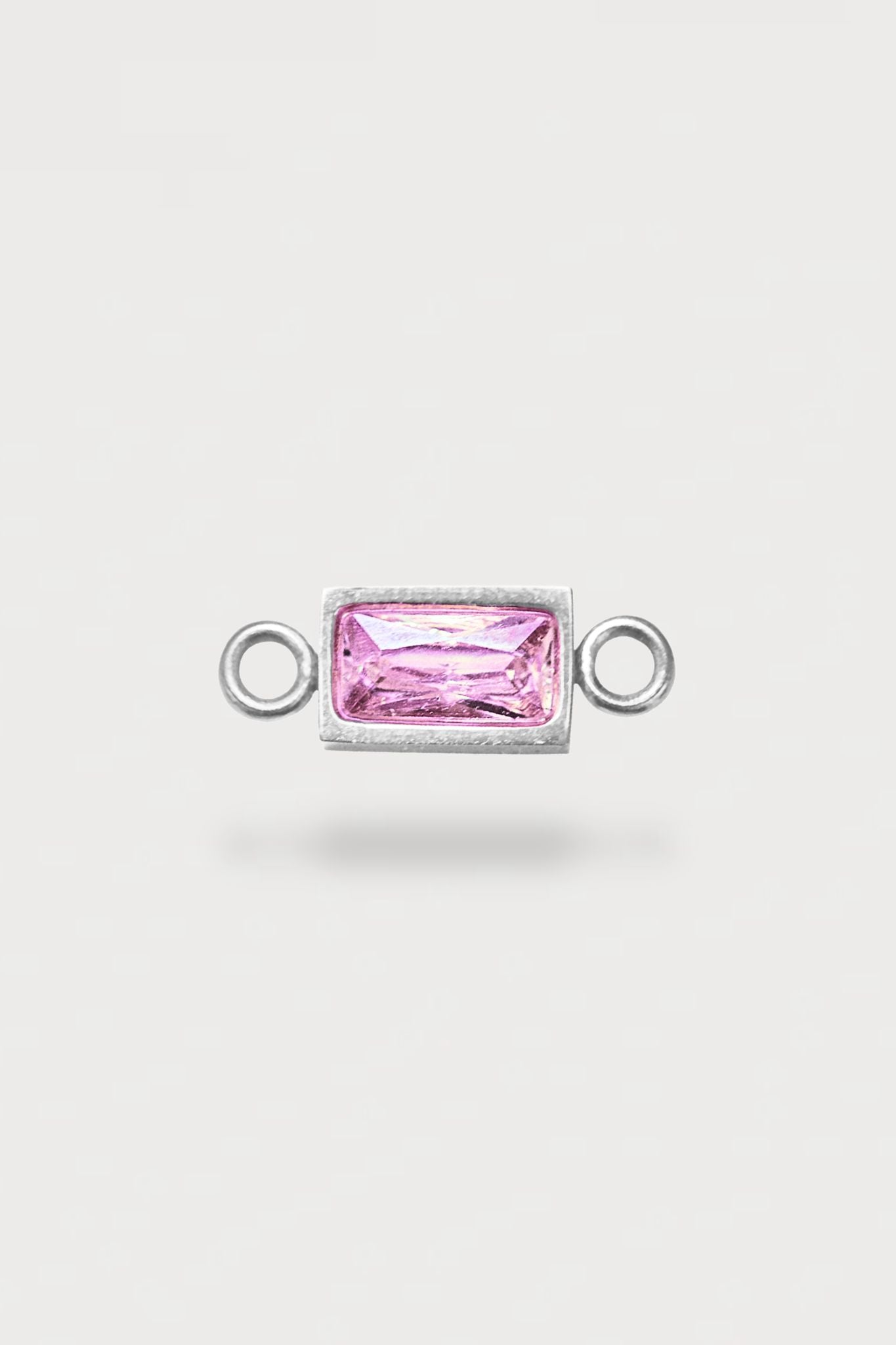 Baguette Charm | Farbe Silber