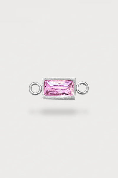 Baguette Charm | Farbe Silber