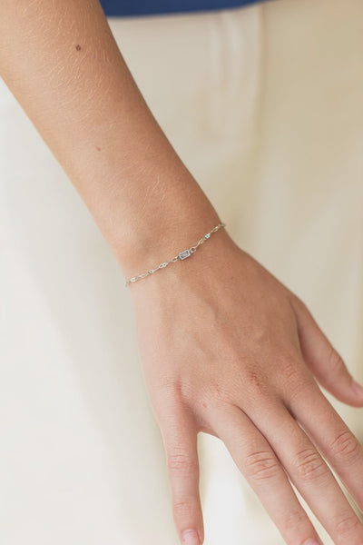 Baguette Charm | Farbe Gold