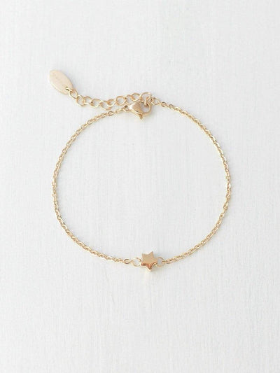 Stern Armband mit verstellbarem Verschluss in der Farbe Gold von Oh Bracelet Berlin
