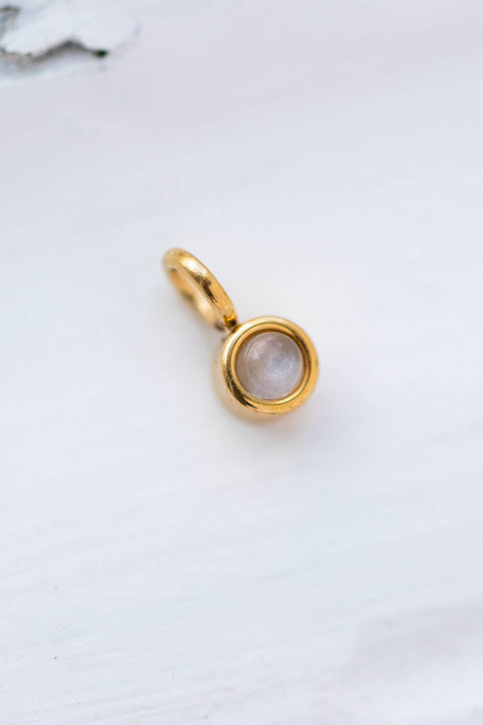 Geburtsstein Charm | Farbe Gold