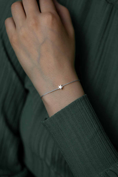 Nylon Bracelet Star For You - Color Silver
